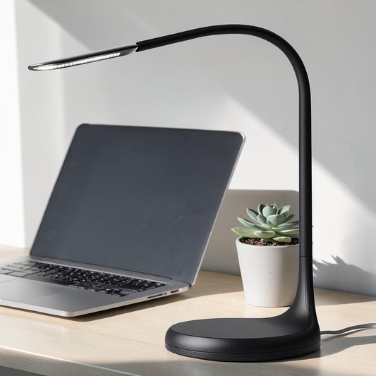 Helpox  Minimalist Nordic Arch LED Desk Lamp - Eye-Caring Touch Control Table Light